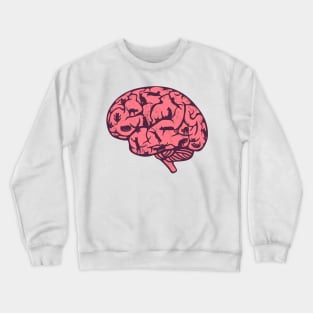 catBrain Crewneck Sweatshirt